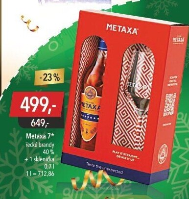 Brandy7* Metaxa - dárkové balení