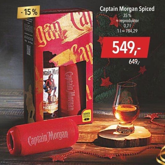 Captain Morgan Spiced - dárkové balení
