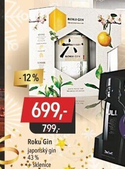 Gin Roku Suntory - dárkové balení