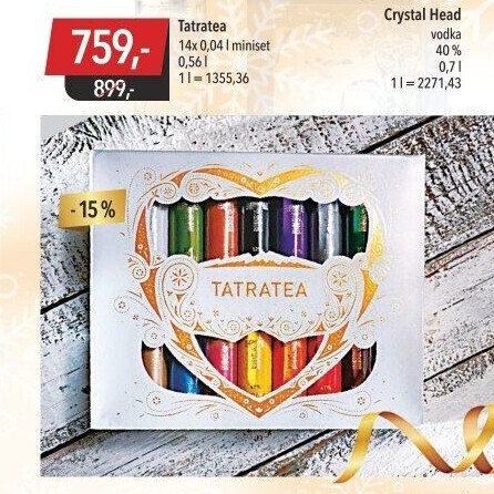 Kolekce miniatur Tatranský čaj Karloff