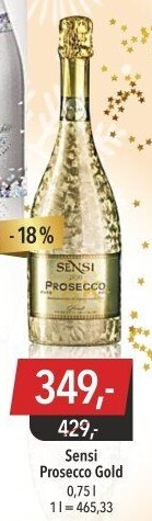 Prosecco Brut DOC 18K Gold Sensi