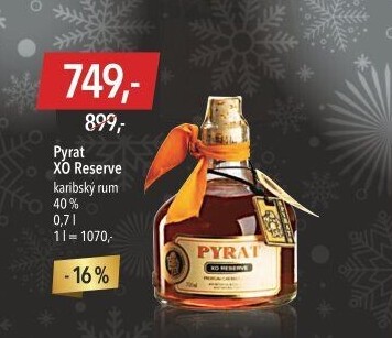 Rum XO Reserve Pyrat