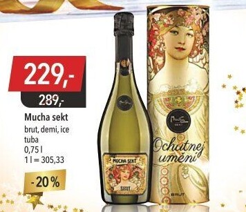 Sekt Brut Mucha