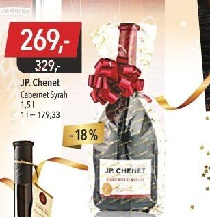 Víno Cabernet - Syrah Cuvée J.P. Chenet