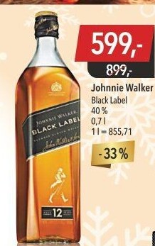 Whisky Black Label Johnnie Walker