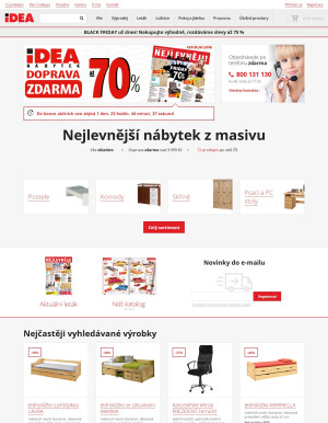 akční leták IDEA nábytek 29.11.2022-5.12.2022