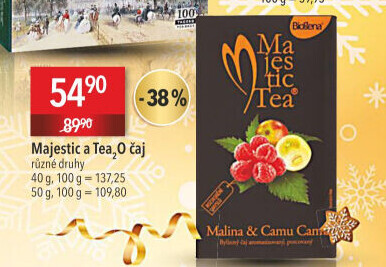 Čaje Majestic Tea Biogena