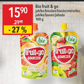 Ovocná dřeň bio fruit&amp