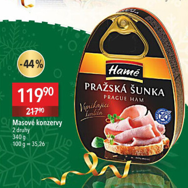 Pražská šunka Hamé Vynikající kvalita