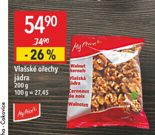 Vlašské ořechy My Price