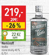 Vodka Nemiroff