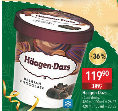 Zmrzlina v kelímku Häagen-Dazs