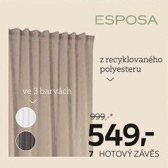 HOTOVÝ ZÁVĚS