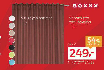 HOTOVÝ ZÁVĚS