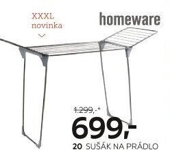 STOJACÍ SUŠÁK NA PRÁDLO