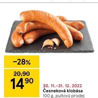 Česneková klobása