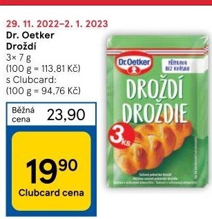 Droždí Dr. Oetker