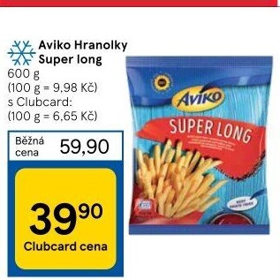 Hranolky mražené Super Long Aviko