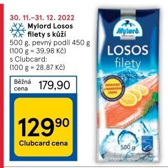Losos filety mražený Mylord