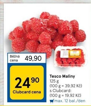 Maliny Tesco