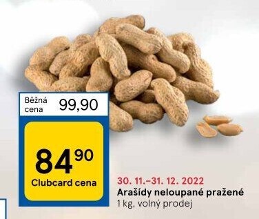 Neloupané arašídy