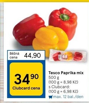 Paprika mix Tesco