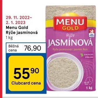 Rýže jasmínová Menu Gold