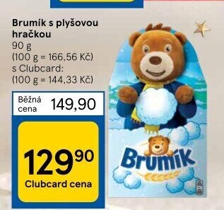 Sladkosti s plyšákem BeBe Brumík Opavia