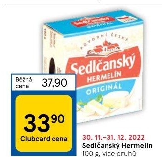Sýr Hermelín Sedlčanský
