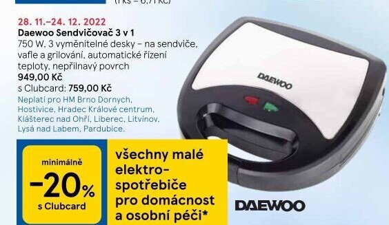 Toustovač Daewoo
