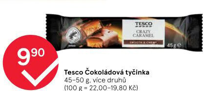 Tyčinka čokoládová Tesco