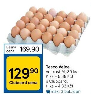 Vejce M Tesco