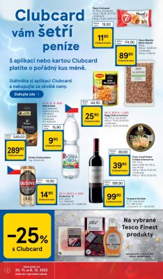 akční leták Tesco 30.11.2022-6.12.2022