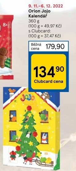 Adventní kalendář JoJo