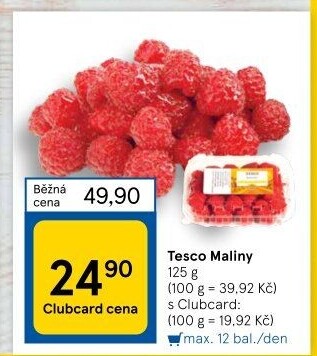 Maliny Tesco