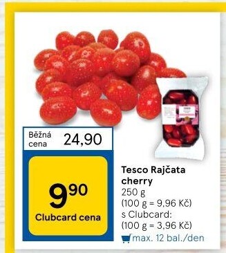 Rajčata cherry Tesco
