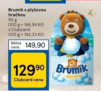 Sladkosti s plyšákem BeBe Brumík Opavia