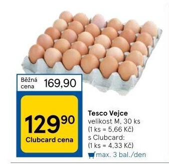 Vejce M Tesco