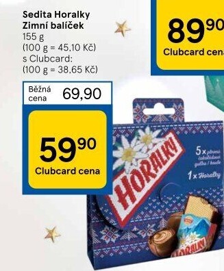 Zimní balíček Horalky Sedita