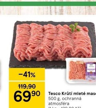 Krůtí mleté maso Tesco