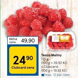 Maliny Tesco
