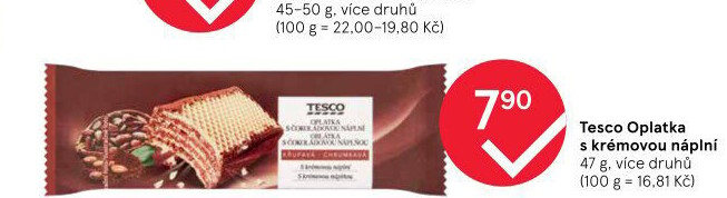 Oplatka Tesco