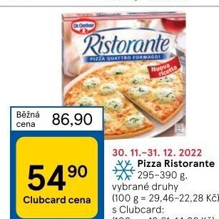 Pizza mražená Ristorante Dr. Oetker