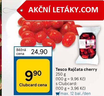 Rajčata cherry Tesco