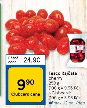 Rajčata cherry Tesco