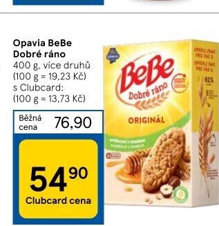 Sušenky BeBe Dobré ráno Opavia