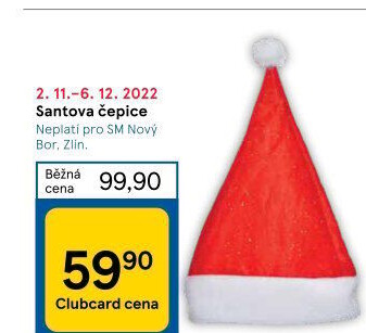 Vánoční čepice