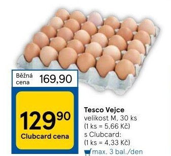 Vejce M Tesco