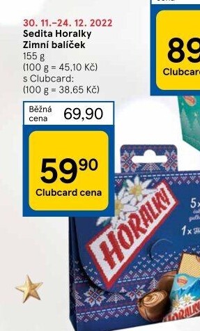 Zimní balíček Horalky Sedita