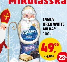 Čokoládový Santa Oreo Milka